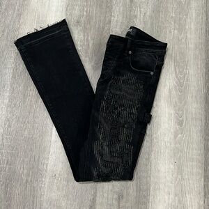 VALABASAS BLACK FLARE JEANS